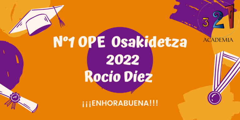 Rocío Diez, Número 1 Matrona Osakidetza 2022 de Academia321