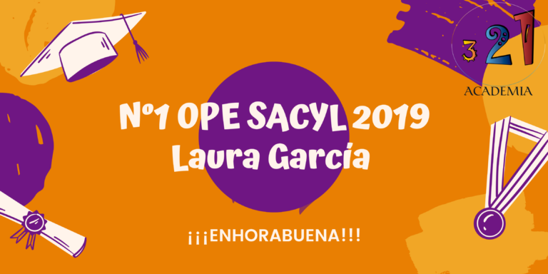 Laura García, Número 1 Matrona SACYL 2019 de Academia321